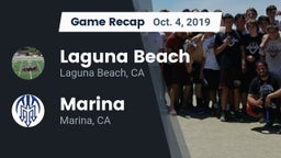 Recap: Laguna Beach  vs. Marina  2019