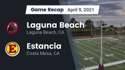 Recap: Laguna Beach  vs. Estancia  2021