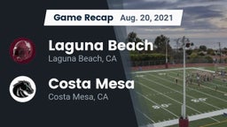 Recap: Laguna Beach  vs. Costa Mesa  2021