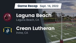 Recap: Laguna Beach  vs. Crean Lutheran  2022