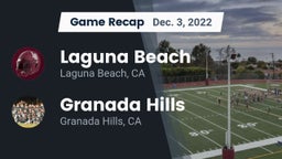 Recap: Laguna Beach  vs. Granada Hills  2022