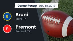 Recap: Bruni  vs. Premont  2019