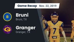 Recap: Bruni  vs. Granger  2019