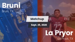 Matchup: Bruni  vs. La Pryor  2020
