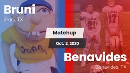 Matchup: Bruni  vs. Benavides  2020