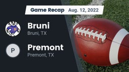 Recap: Bruni  vs. Premont  2022