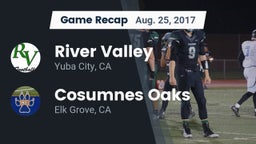 Recap: River Valley  vs. Cosumnes Oaks  2017