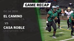 Recap: El Camino  vs. Casa Roble  2016