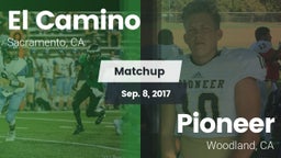 Matchup: El Camino High vs. Pioneer  2017