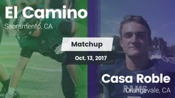 Matchup: El Camino High vs. Casa Roble  2017