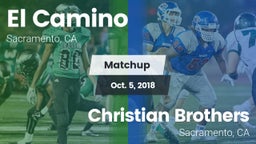 Matchup: El Camino High vs. Christian Brothers  2018