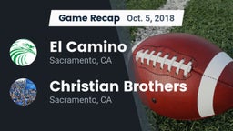 Recap: El Camino  vs. Christian Brothers  2018