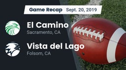 Recap: El Camino  vs. Vista del Lago  2019