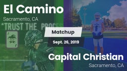 Matchup: El Camino High vs. Capital Christian  2019