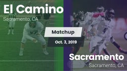 Matchup: El Camino High vs. Sacramento  2019