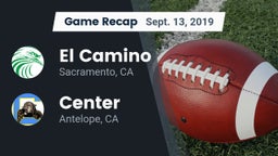 Recap: El Camino  vs. Center  2019