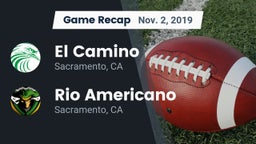 Recap: El Camino  vs. Rio Americano  2019