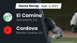 Recap: El Camino  vs. Cordova  2021