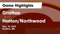 Grafton  vs Hatton/Northwood  Game Highlights - Dec. 10, 2019