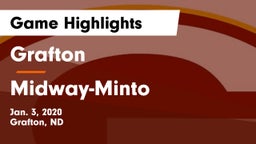 Grafton  vs Midway-Minto  Game Highlights - Jan. 3, 2020