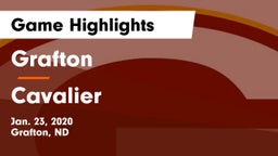 Grafton  vs Cavalier  Game Highlights - Jan. 23, 2020