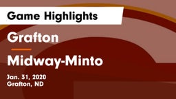 Grafton  vs Midway-Minto  Game Highlights - Jan. 31, 2020