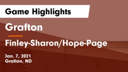 Grafton  vs Finley-Sharon/Hope-Page  Game Highlights - Jan. 7, 2021