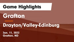 Grafton  vs Drayton/Valley-Edinburg  Game Highlights - Jan. 11, 2022