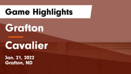 Grafton  vs Cavalier  Game Highlights - Jan. 21, 2022