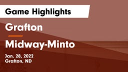 Grafton  vs Midway-Minto  Game Highlights - Jan. 28, 2022