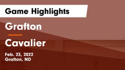 Grafton  vs Cavalier  Game Highlights - Feb. 23, 2022