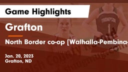 Grafton  vs North Border co-op [Walhalla-Pembina-Neche]  Game Highlights - Jan. 20, 2023
