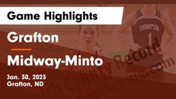 Grafton  vs Midway-Minto  Game Highlights - Jan. 30, 2023