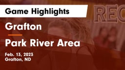 Grafton  vs Park River Area Game Highlights - Feb. 13, 2023