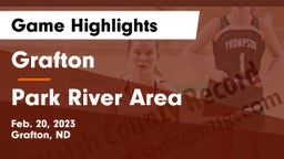 Grafton  vs Park River Area Game Highlights - Feb. 20, 2023