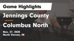 Jennings County  vs Columbus North  Game Highlights - Nov. 27, 2020