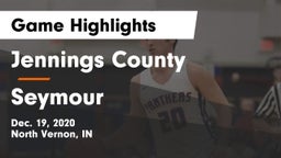 Jennings County  vs Seymour  Game Highlights - Dec. 19, 2020