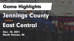 Jennings County  vs East Central  Game Highlights - Dec. 10, 2021