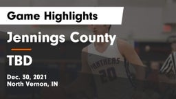 Jennings County  vs TBD Game Highlights - Dec. 30, 2021