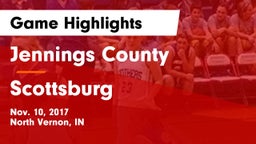 Jennings County  vs Scottsburg  Game Highlights - Nov. 10, 2017