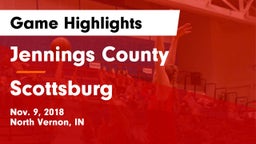 Jennings County  vs Scottsburg  Game Highlights - Nov. 9, 2018