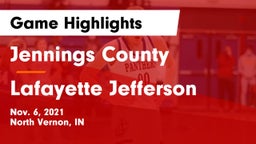 Jennings County  vs Lafayette Jefferson  Game Highlights - Nov. 6, 2021