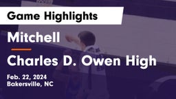 Mitchell  vs Charles D. Owen High Game Highlights - Feb. 22, 2024