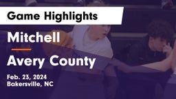 Mitchell  vs Avery County  Game Highlights - Feb. 23, 2024