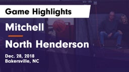 Mitchell  vs North Henderson  Game Highlights - Dec. 28, 2018