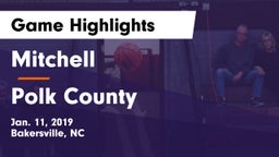Mitchell  vs Polk County  Game Highlights - Jan. 11, 2019