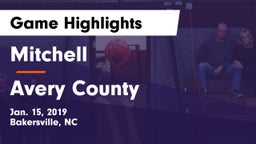 Mitchell  vs Avery County  Game Highlights - Jan. 15, 2019