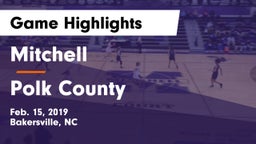 Mitchell  vs Polk County  Game Highlights - Feb. 15, 2019