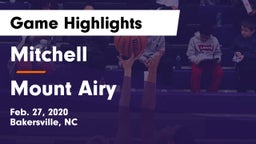 Mitchell  vs Mount Airy  Game Highlights - Feb. 27, 2020