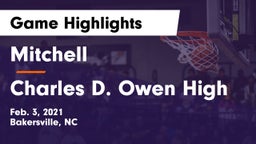 Mitchell  vs Charles D. Owen High Game Highlights - Feb. 3, 2021